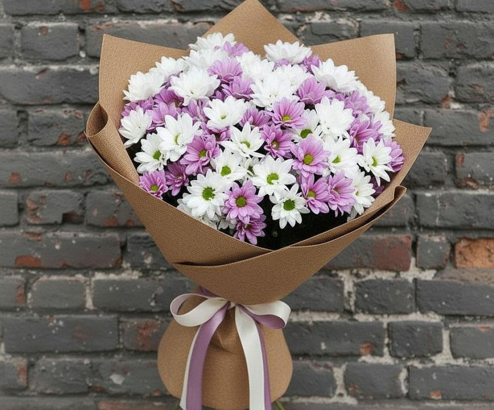 Букет цветов из: Хризантемы в Советске Кировской области
