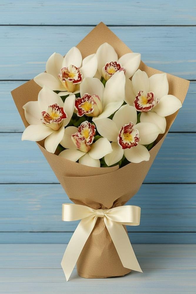 Букет цветов из: Орхидеи и Розы в Советске Кировской области